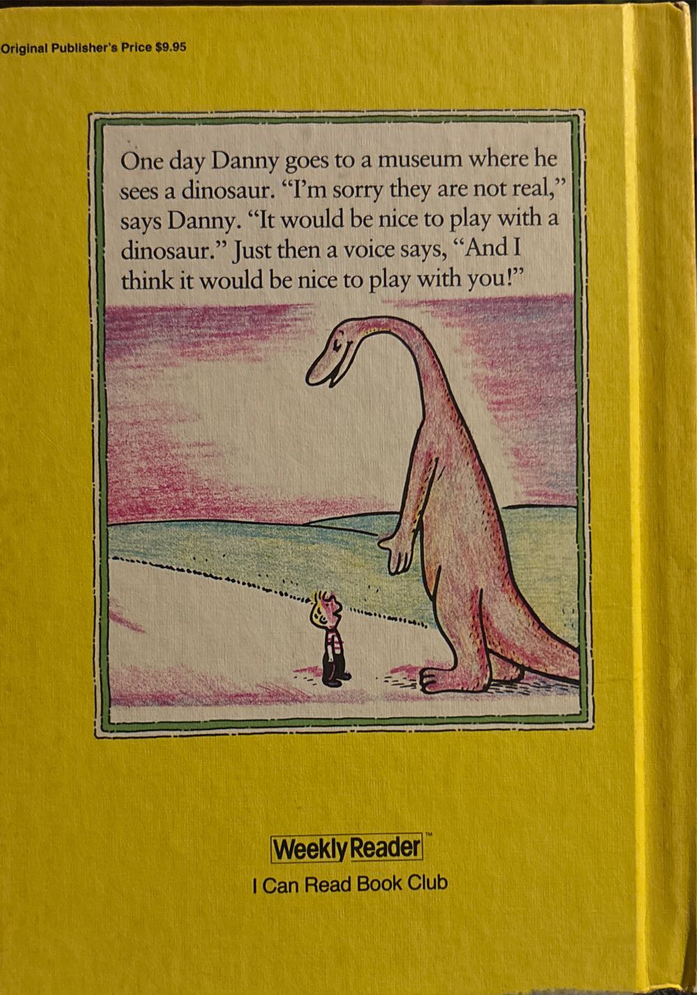 Danny And The Dinosaur - Syd Hoff (Harper & Row - Hardcover) book collectible [Barcode 9780590290425] - Main Image 2