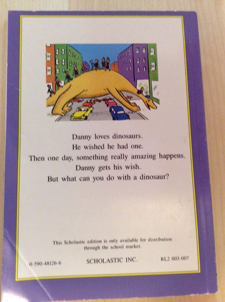 Danny And The Dinosaur - Syd Hoff (Scholastic Incorporated - Paperback) book collectible [Barcode 9780590481267] - Main Image 2