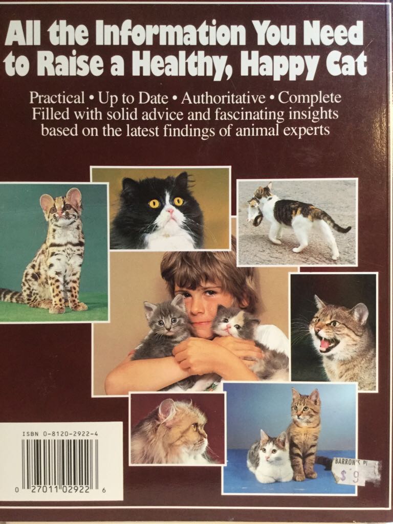 The New Cat Handbook  (Barron’s - Paperback) book collectible - Main Image 2