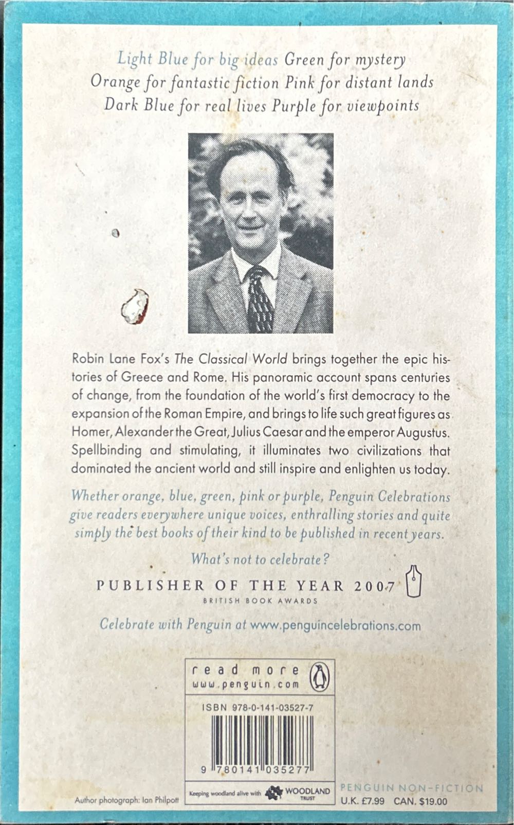 The Classical World - Robin Lane Fox book collectible [Barcode 9780141035277] - Main Image 2