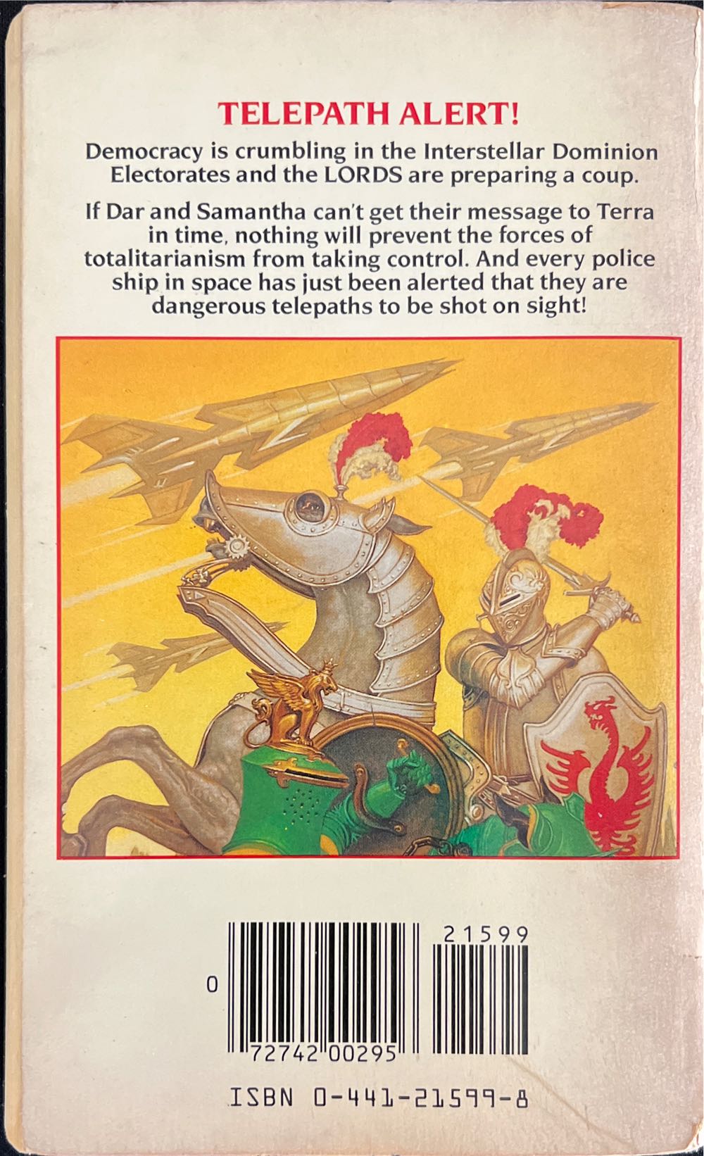 Escape Velocity - Christopher Stasheff (Ace Books - Paperback) book collectible [Barcode 9780441215997] - Main Image 2