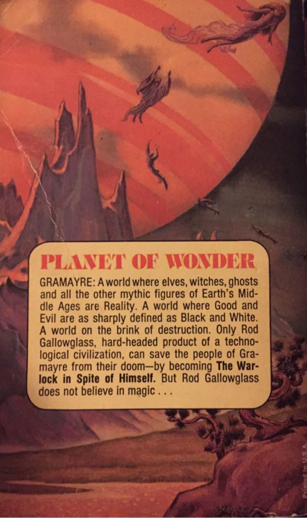 The Warlock In Spite Of Himself - Christopher Stasheff (Ace - Paperback) book collectible [Barcode 9780441873012] - Main Image 2