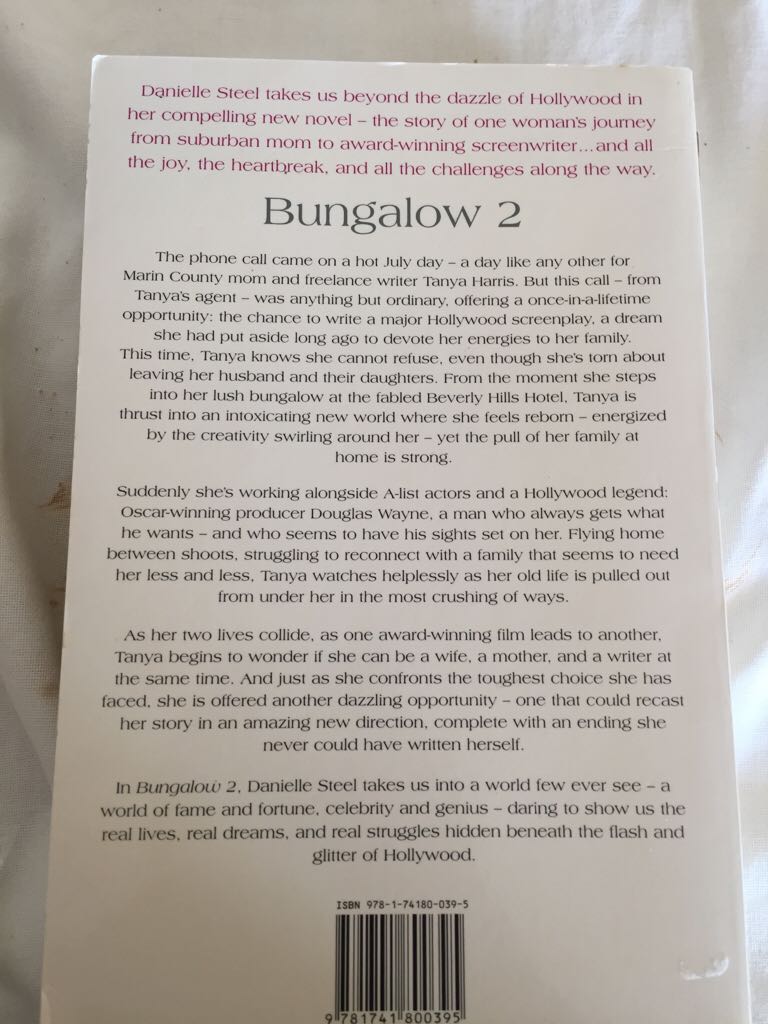 Bungalow 2 - Danielle Steel (Paperback) book collectible [Barcode 9781741800395] - Main Image 2