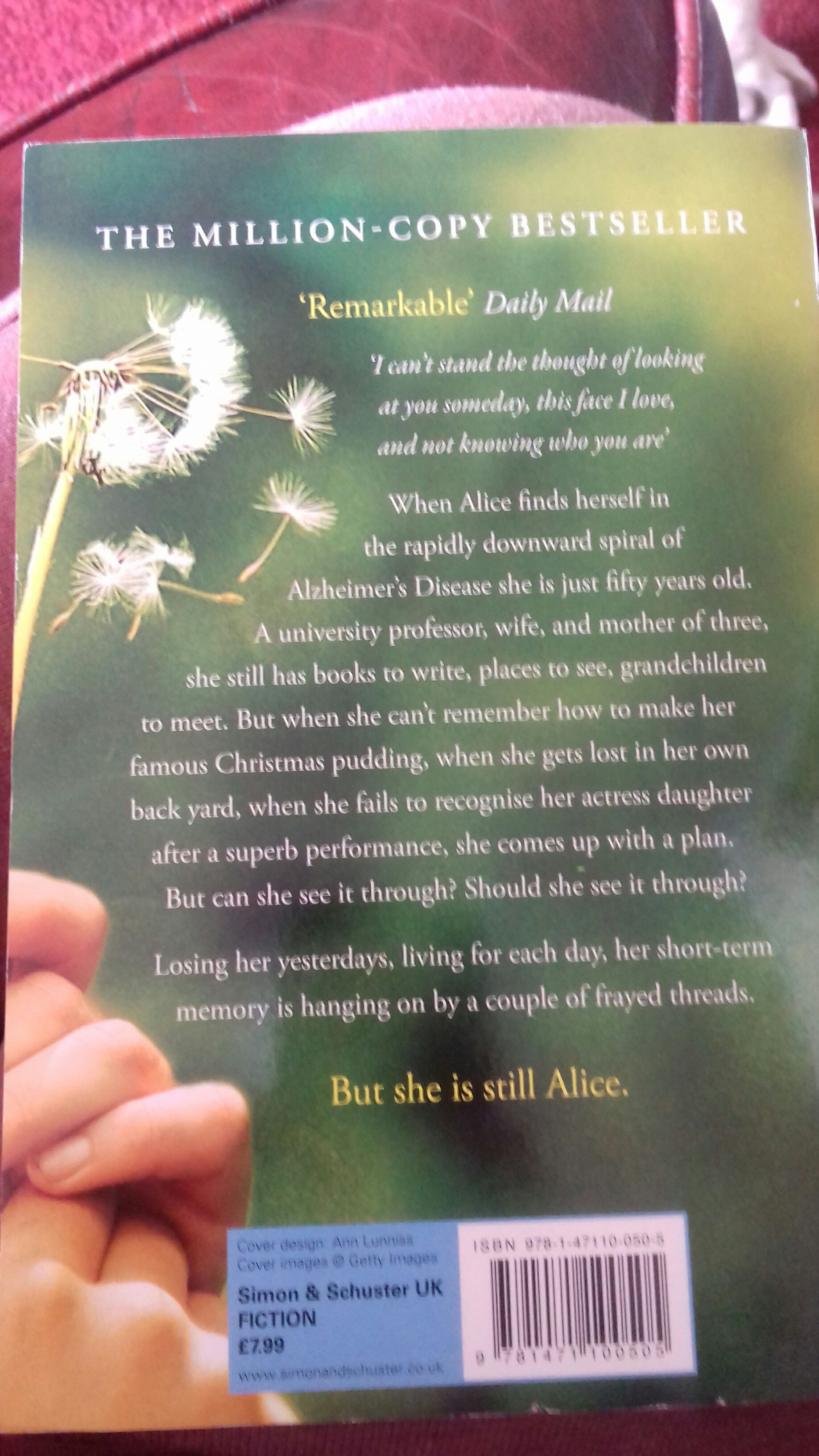 Still Alice  book collectible [Barcode 9781471100505] - Main Image 2