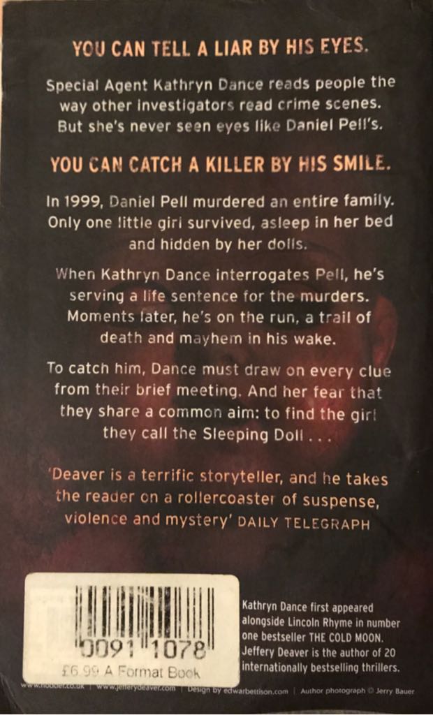 The Sleeping Doll - Jeffery Deaver (Egully.com - Paperback) book collectible [Barcode 9780340833865] - Main Image 2