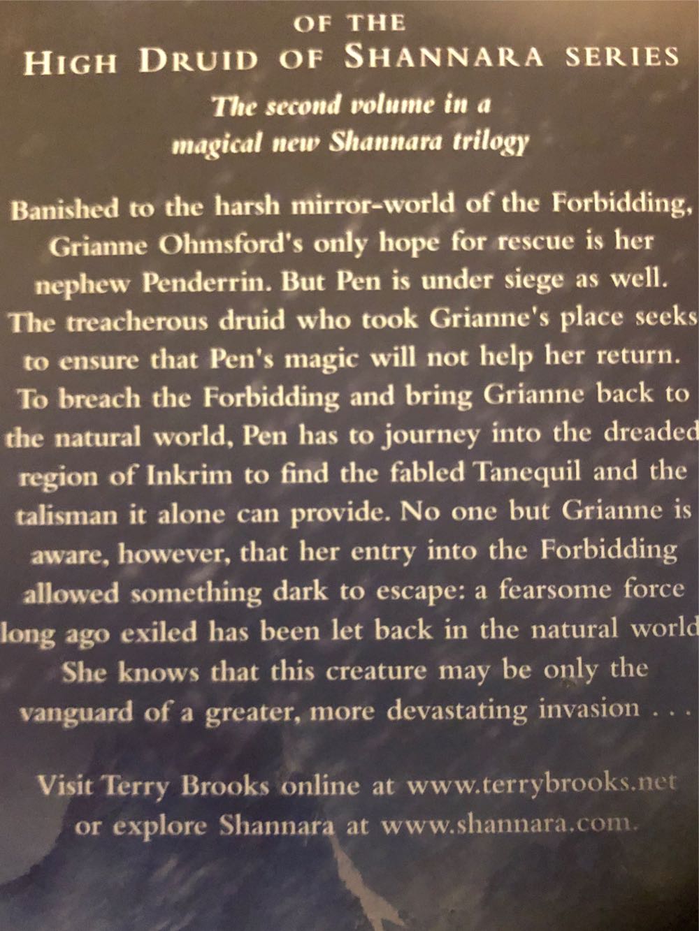 High Druid Of Shannara, Book 2 Tanequil - Terry Brooks (Pocket Books - Paperback) book collectible [Barcode 9780743414982] - Main Image 2