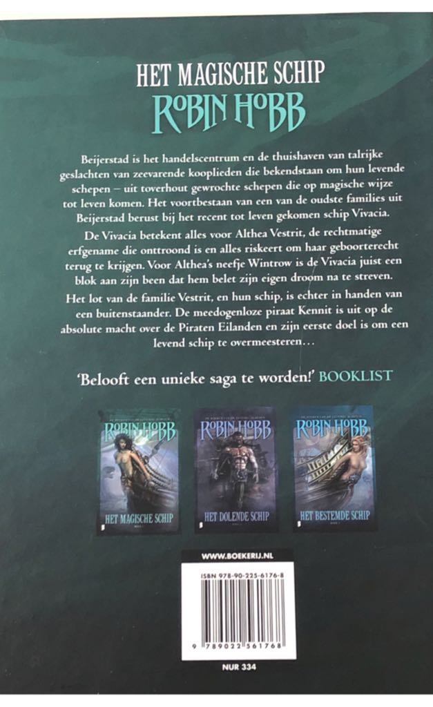 Het Magische Schip - Robin Hobb book collectible [Barcode 9789022561768] - Main Image 2