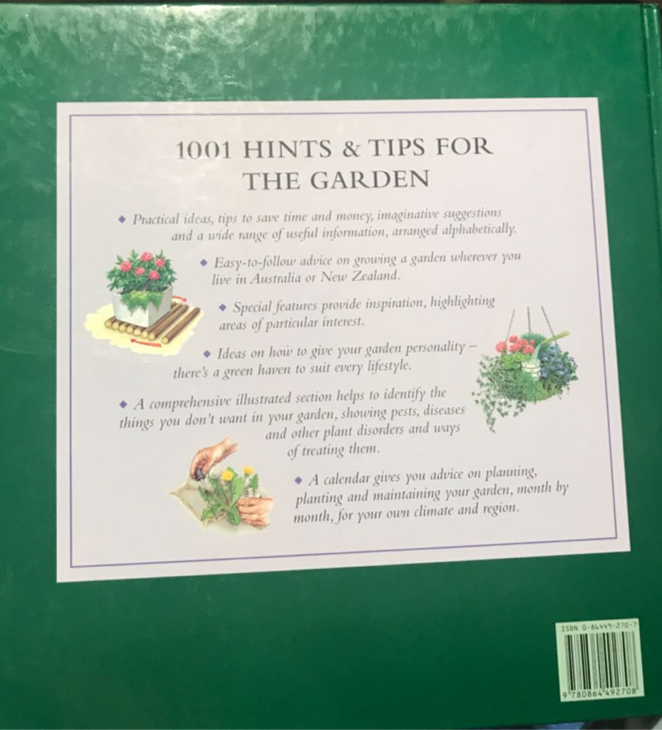 1001 Hints and Tips For Your Garden - Reader####s Digest book collectible [Barcode 9780864492708] - Main Image 2