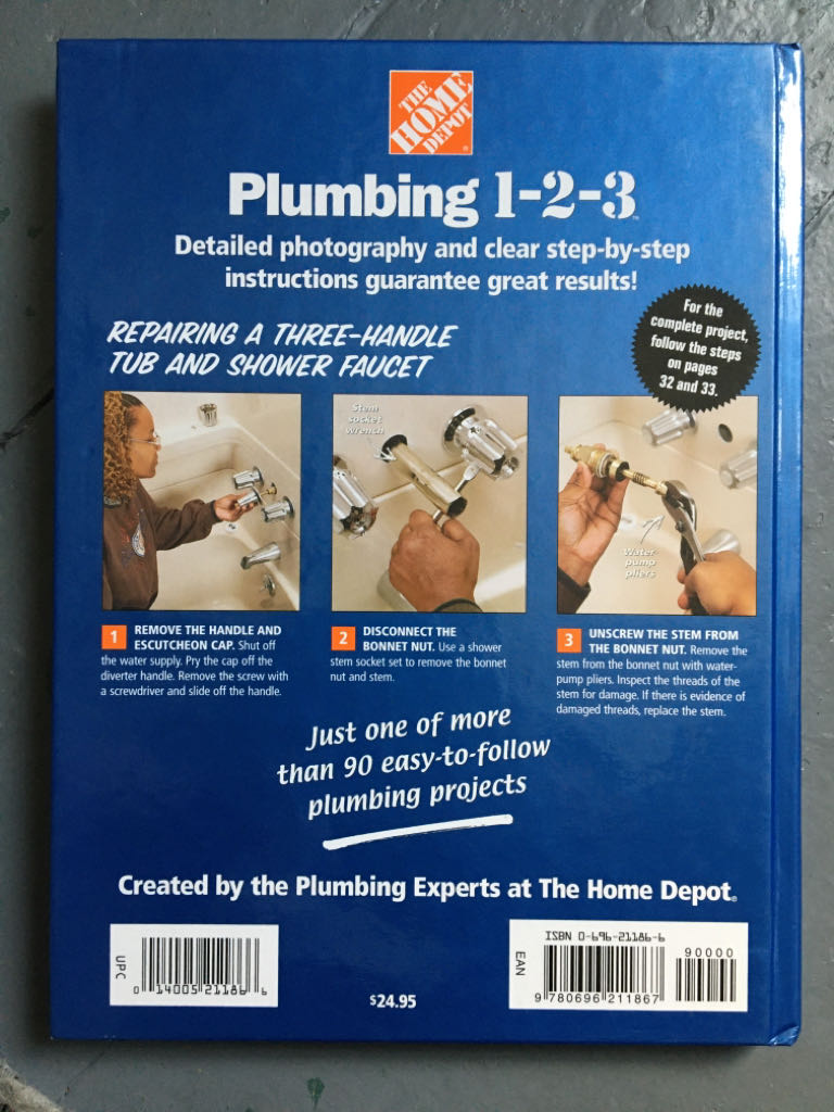 Plumbing 1-2-3 - Various Authors (Home Depot Books - Hardcover) book collectible [Barcode 9780696211867] - Main Image 2