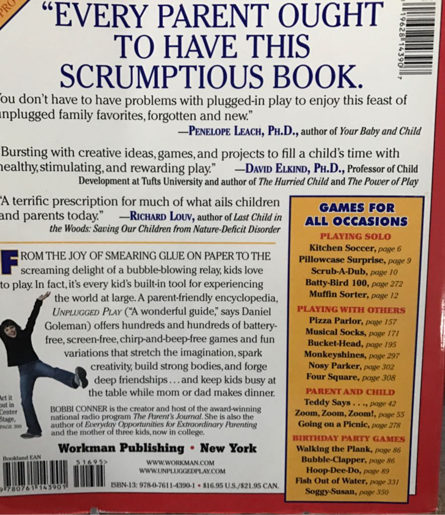 Unplugged Play  (Workman Publishing Compsny - Paperback) book collectible [Barcode 9780761143901] - Main Image 2