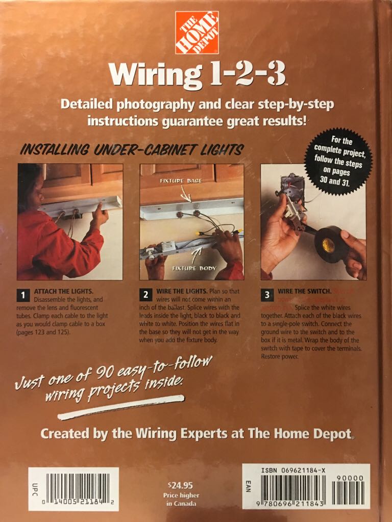 Wiring 1-2-3 - Home Depot (Meredith - Hardcover) book collectible [Barcode 9780696211843] - Main Image 2
