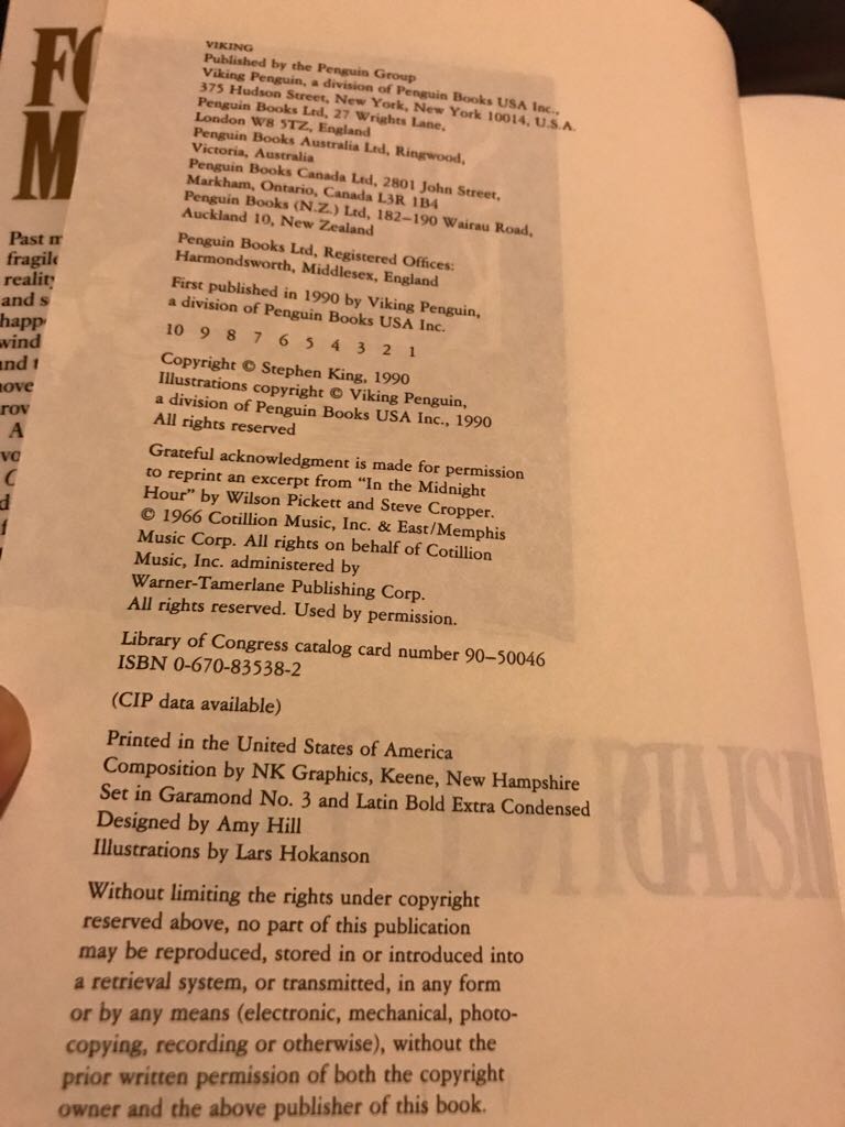 Four Past Midnight - Stephen King (Viking  - Hardcover) book collectible [Barcode 9781101138038] - Main Image 2