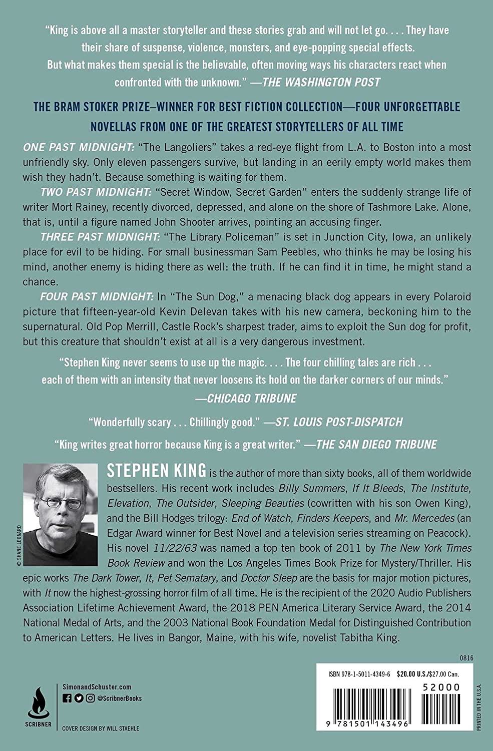 Four Past Midnight - Stephen King (Simon and Schuster - Trade Paperback) book collectible [Barcode 9781501143496] - Main Image 2