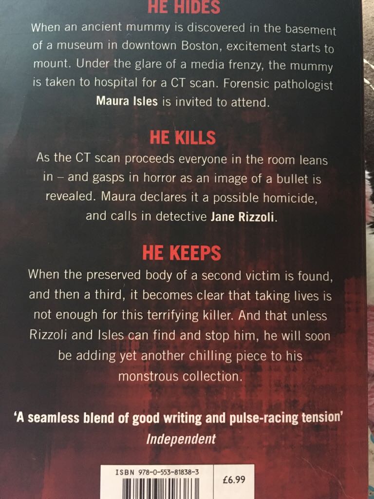 Keeping the Dead - Tess Gerritsen (Bantam Books - Paperback) book collectible [Barcode 9780553818383] - Main Image 2