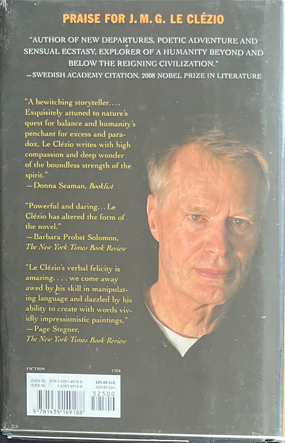 The Interrogation - J. M. G. Le Clezio (Simon and Schuster - Hardcover) book collectible [Barcode 9781439149188] - Main Image 2