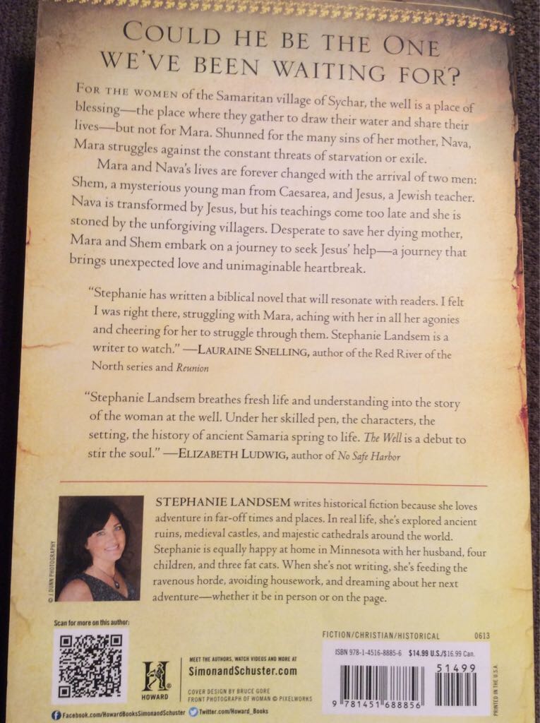 The Well - Catherine Chanter (Howard Books - Paperback) book collectible [Barcode 9781451688856] - Main Image 2