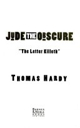 Jude The Obscure - Thomas Hardy book collectible [Barcode 9780760704202] - Main Image 1