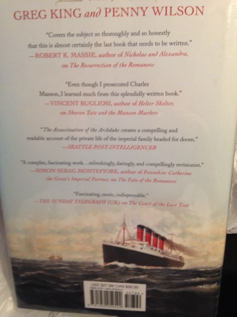 Lusitania - Greg King (St Martins Press - Hardcover) book collectible [Barcode 9781250052544] - Main Image 2