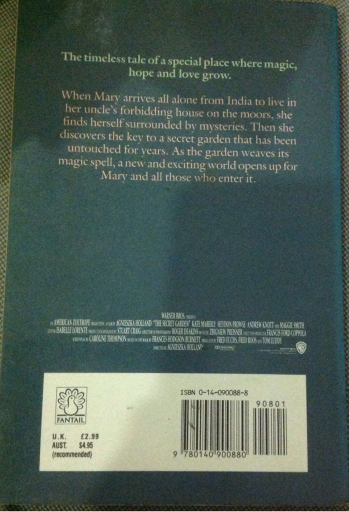 Secret Garden, The - Frances Hodgson Burnett book collectible [Barcode 9780140900880] - Main Image 2
