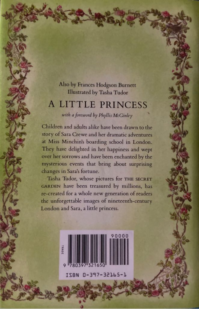 The Secret Garden - Frances Hodgson Burnett (HarperCollins - Hardcover) book collectible [Barcode 9780397321650] - Main Image 2