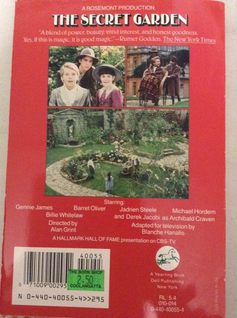 Secret Garden, The* - Frances Hodgson Burnett (Yearling) book collectible [Barcode 9780440400554] - Main Image 2