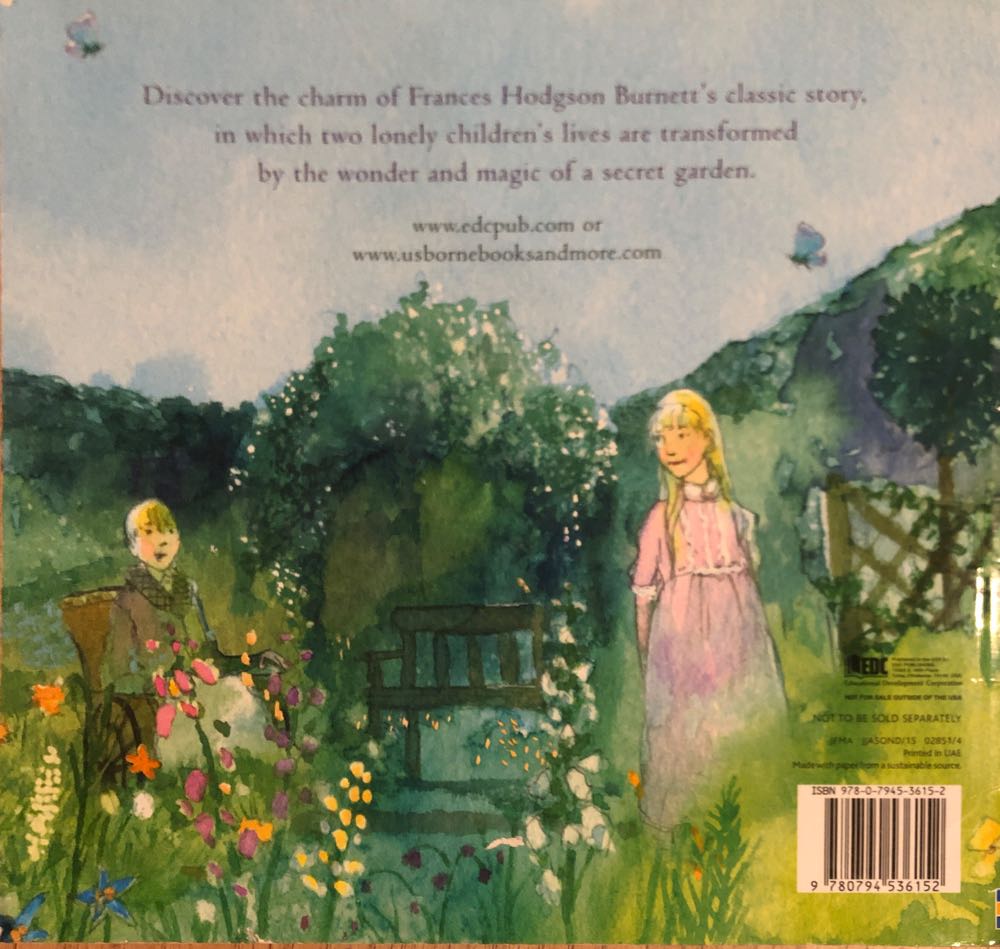 The Secret Garden - Frances Hodgson Burnett (Usborne Publishing - Paperback) book collectible [Barcode 9780794536152] - Main Image 2