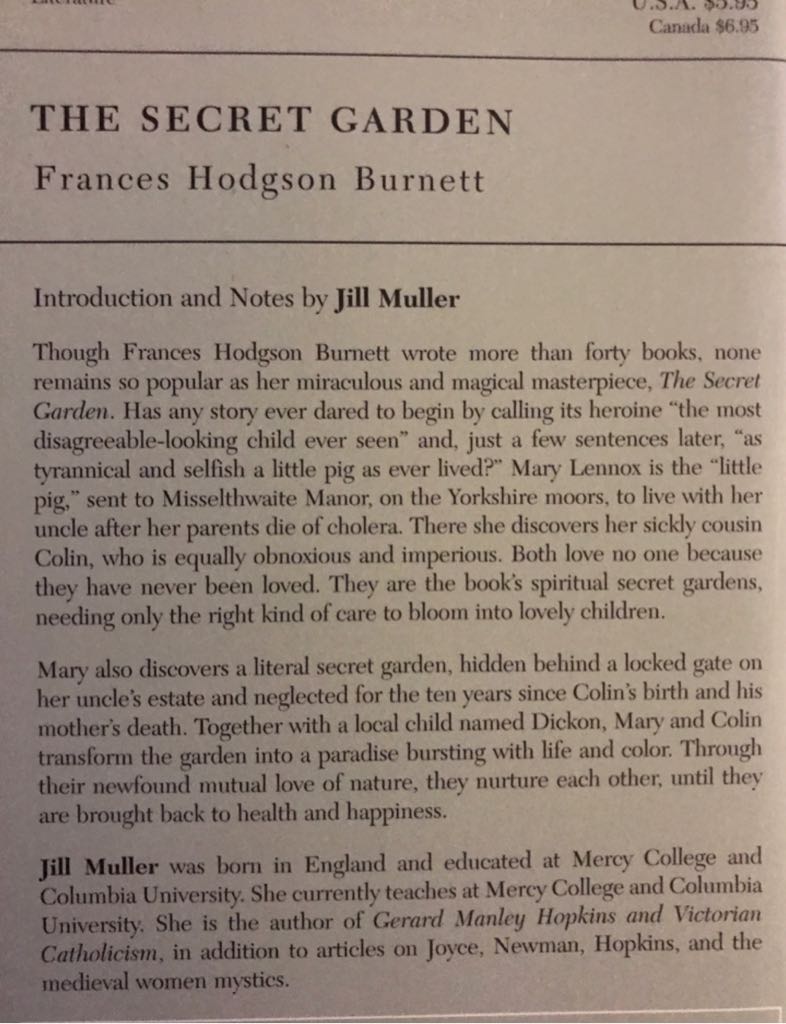 The Secret Garden - Frances Hodgson Burnett (Barnes And Noble Classics - Paperback) book collectible [Barcode 9781593082772] - Main Image 2