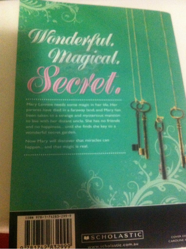 The Secret Garden - Frances Hodgson Burnett (Scholastic Classics) book collectible [Barcode 9781742832999] - Main Image 2