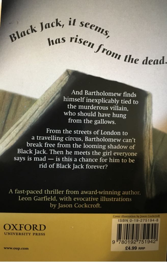 Black Jack - Leon Garfield (Oxford University Press, USA) book collectible [Barcode 9780192751942] - Main Image 2