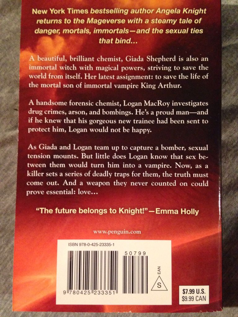Master Of Fire - Angela Knight (Berkley Books - Paperback) book collectible [Barcode 9780425233351] - Main Image 2