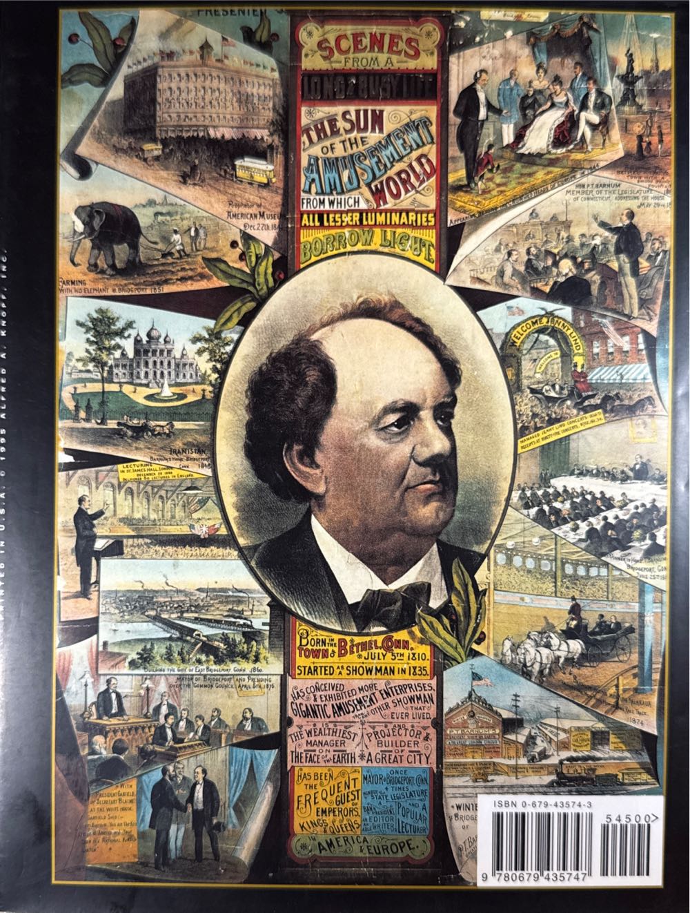 P.T. Barnum - Peter W. Kunhardt (Knopf - Hardcover) book collectible [Barcode 9780679435747] - Main Image 2