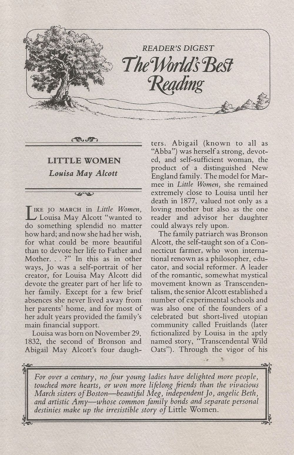 Little Women - Louisa May Alcott (Reader’s Digest - Hardcover) book collectible [Barcode 9780895772091] - Main Image 3