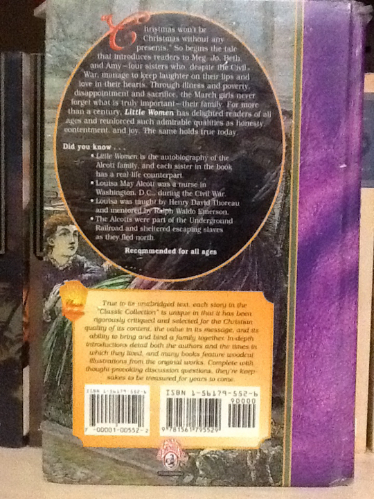 Little Women - Louisa May Alcott (Focus on the Family Pub) book collectible [Barcode 9781561795529] - Main Image 2