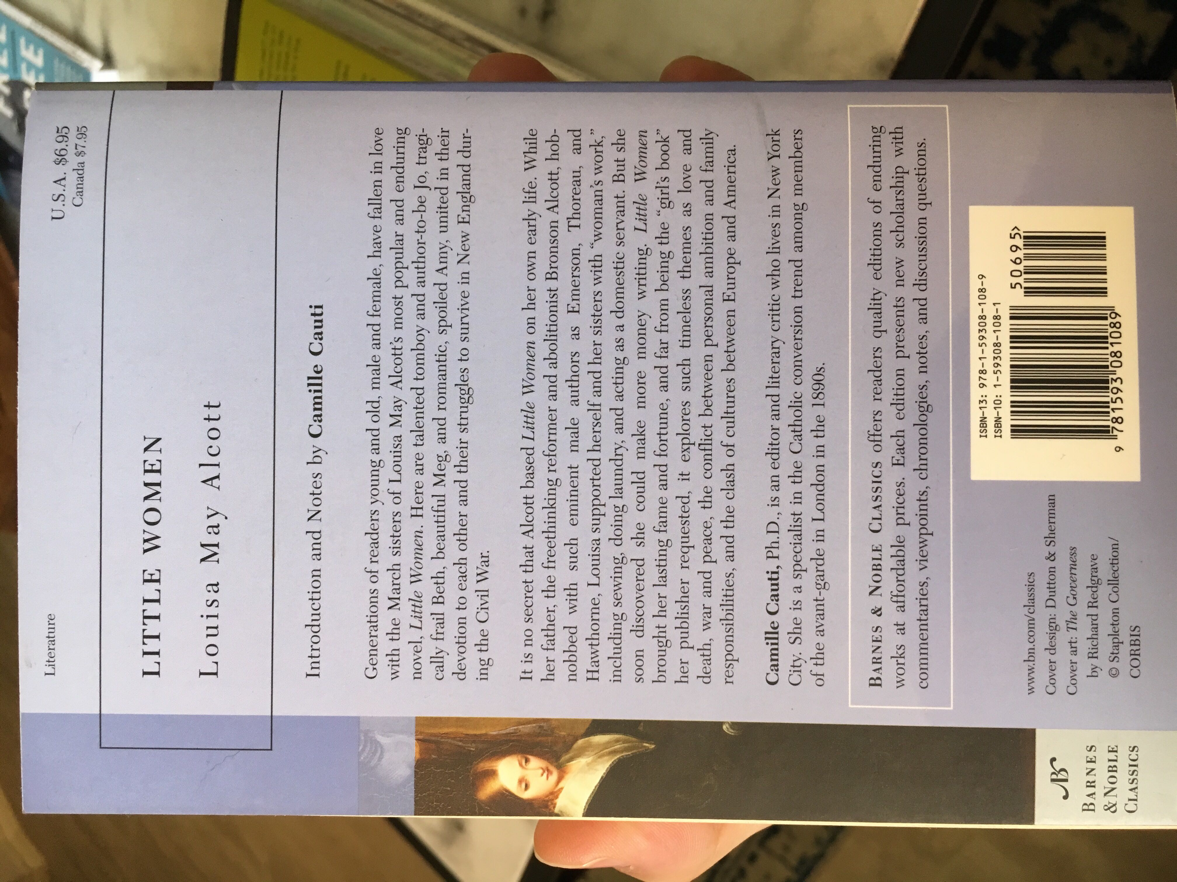 Little Women - Louisa May Alcott (Barnes & Noble Classics - Paperback) book collectible [Barcode 9781593081089] - Main Image 2