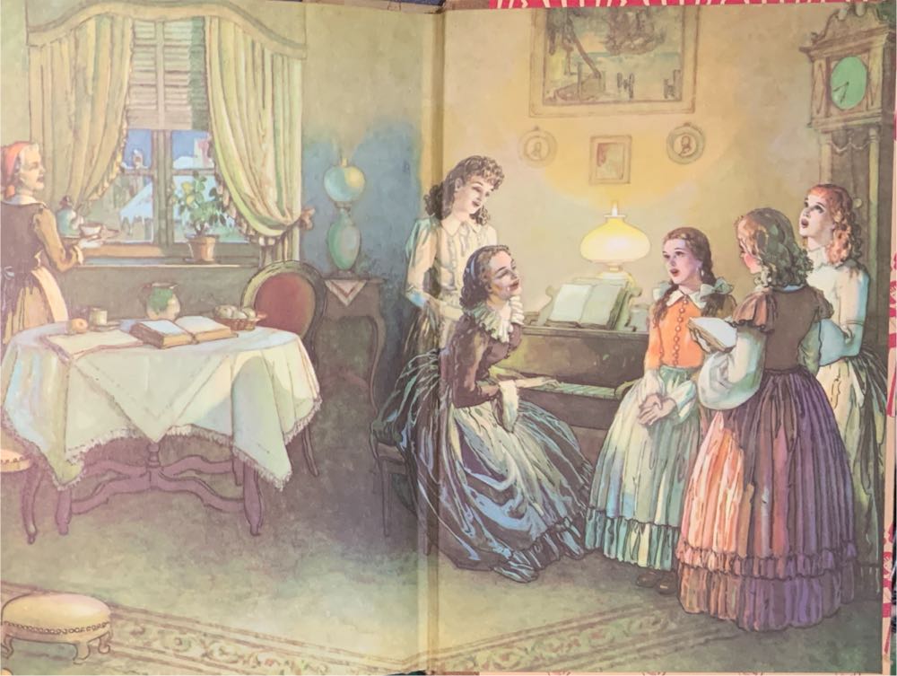 Little Women - Louisa May Alcott (Grosset & Dunlap - Calf-Binding) book collectible - Main Image 2