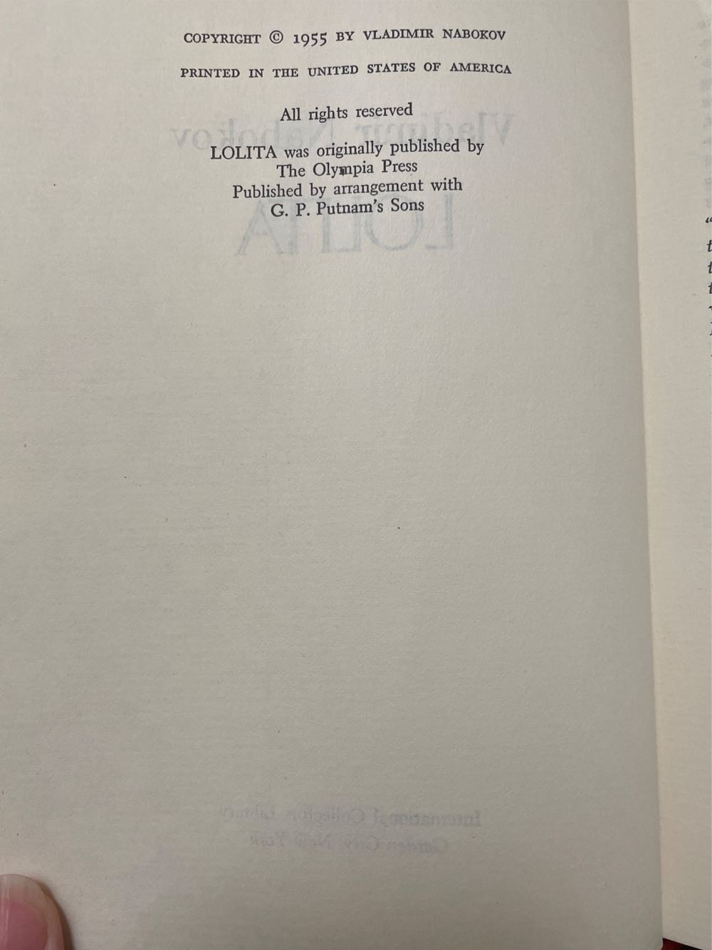 Lolita - Vladimir Nabokov (Vintage - Paperback) book collectible [Barcode 9780141182537] - Main Image 2