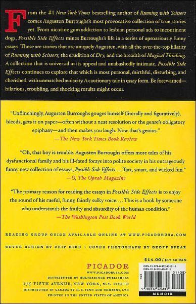 Possible Side Effects - Augusten Burroughs (Macmillan - Audiobook) book collectible [Barcode 9780312315962] - Main Image 2