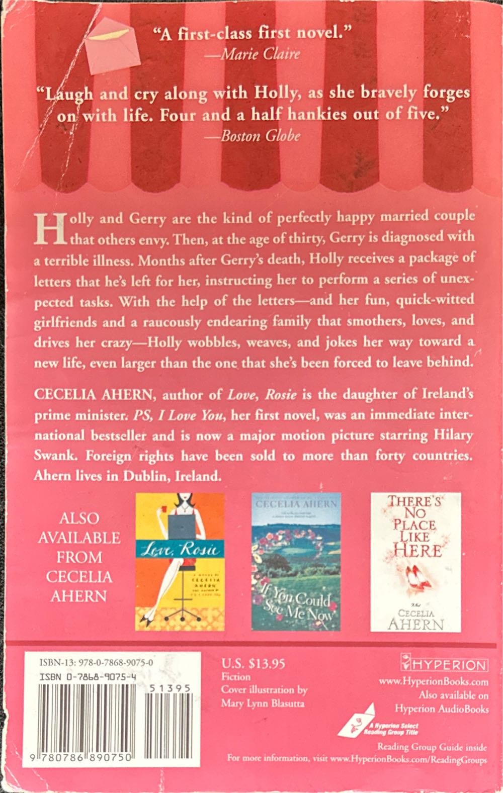 P.S. I Love You - Cecelia Ahern (Hyperion - Paperback) book collectible [Barcode 9780786890750] - Main Image 2
