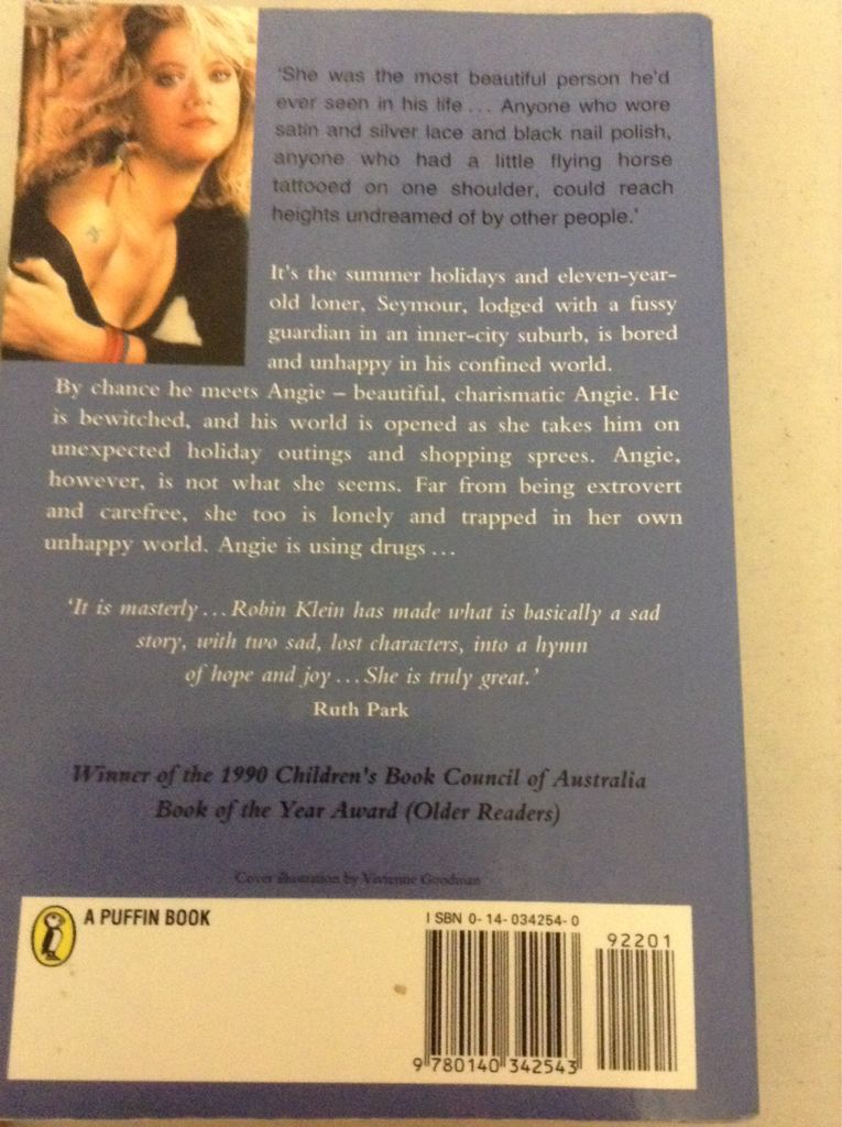 Came Back To Show You I Could Fly - Robin Klein book collectible [Barcode 9780140342543] - Main Image 2