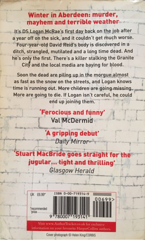 Cold Granite - Stuart MacBride (HarperCollins - Paperback) book collectible [Barcode 9780007193141] - Main Image 2