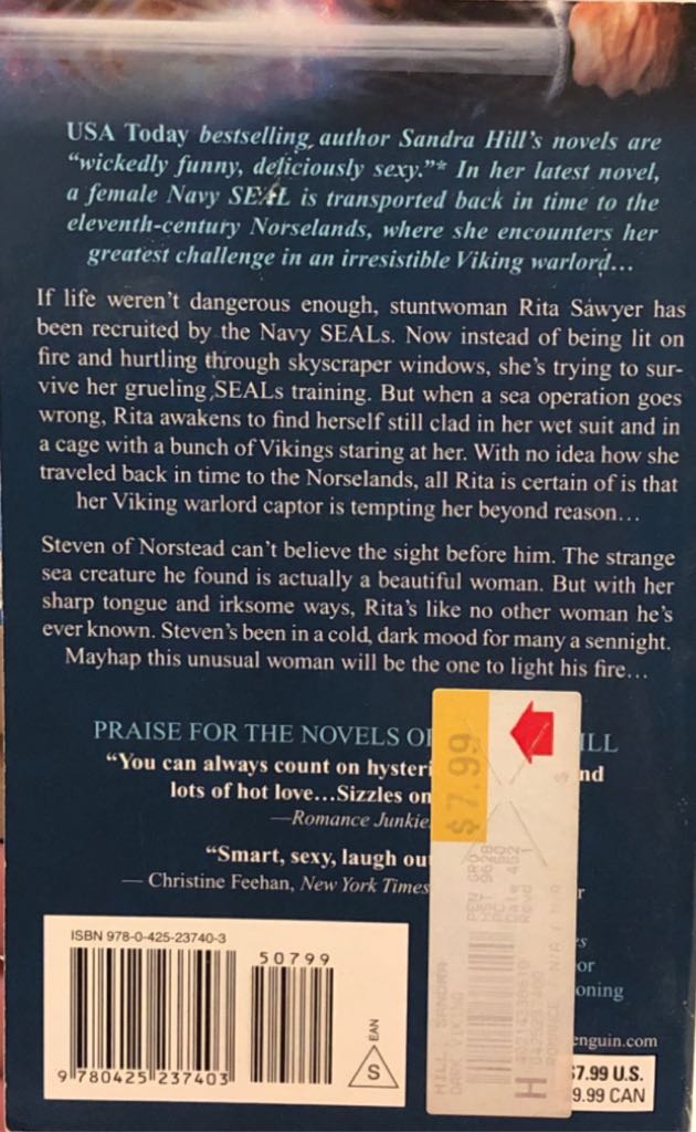 Sandra Hill: Vikings II #10 Dark Viking - Sandra Hill (Berkley Sensation - Paperback) book collectible [Barcode 9780425237403] - Main Image 2