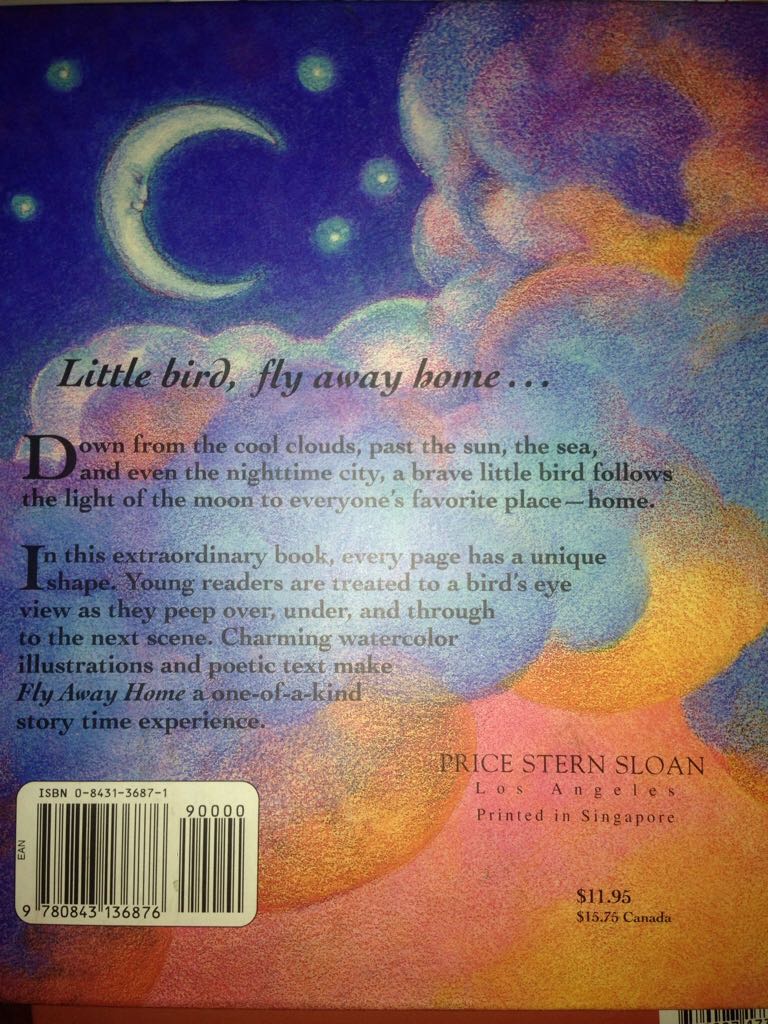 Fly Away Home  book collectible [Barcode 9780843136876] - Main Image 2