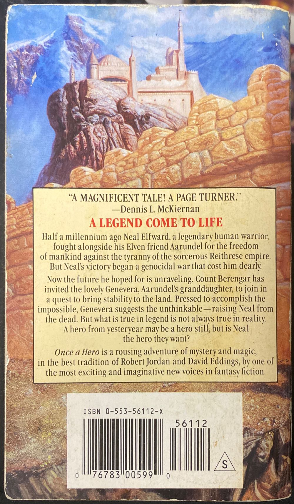 Once A Hero - Michael A. Stackpole (Stormwolf.com - Kindle) book collectible [Barcode 9780553561128] - Main Image 2