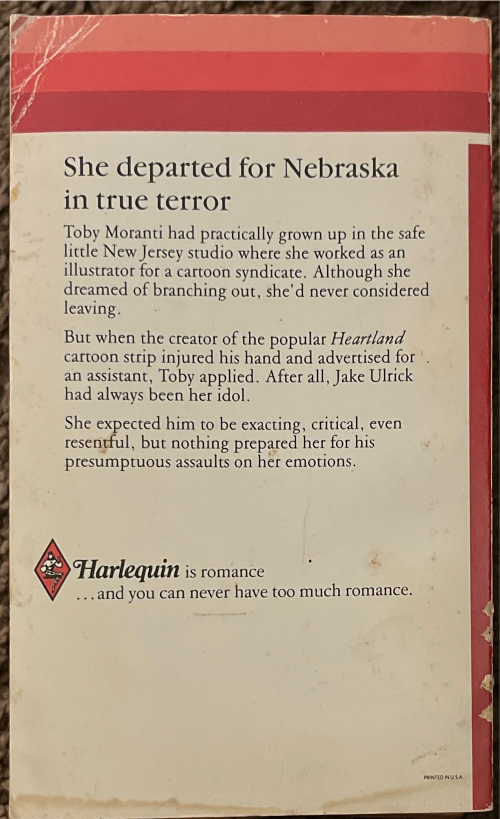 Heartland - Bethany Campbell (Harlequin Romance - Paperback) book collectible [Barcode 9780373028771] - Main Image 2