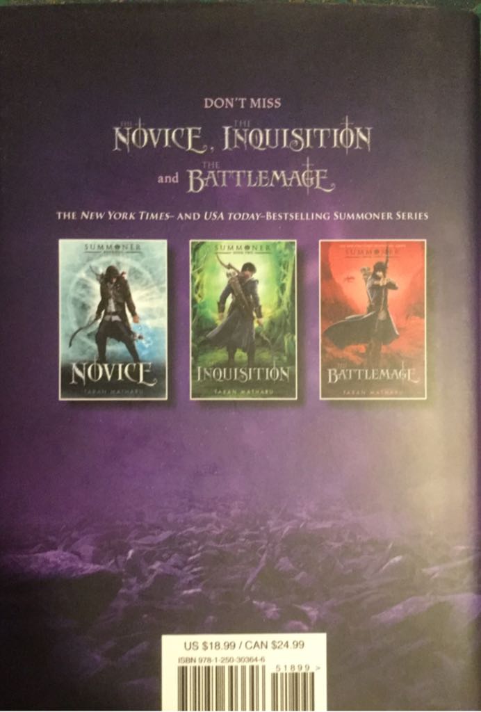 The Outcast - Taran Matharu (Feiwel & Friends - Hardcover) book collectible [Barcode 9781250303646] - Main Image 2