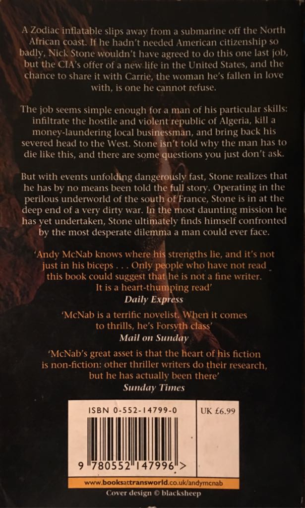 Liberation Day - Andy McNab (Corgi Books - Paperback) book collectible [Barcode 9780552147996] - Main Image 2