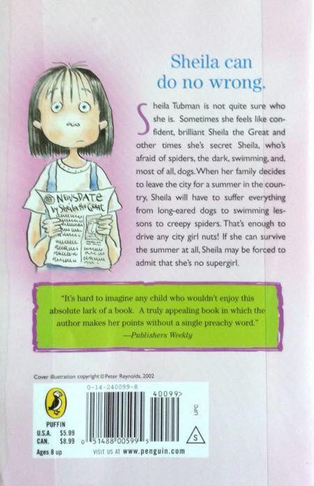 Fudge #2: Otherwise Known As Sheila The Great - Lilly 2024, Dogs, Summer Camp - Judy Blume (Puffin Books - Paperback) book collectible [Barcode 9780142400999] - Main Image 2