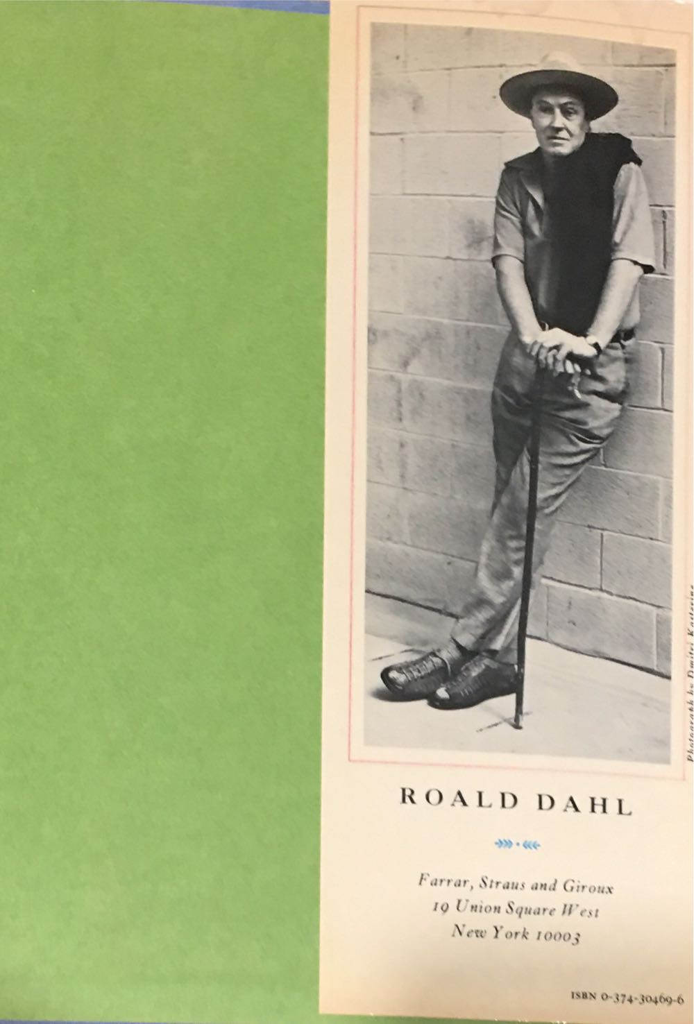 Roald Dahl: The BFG - Roald Dahl (R.R. Donnelley & Sons Company - Hardcover) book collectible [Barcode 9780374304690] - Main Image 3