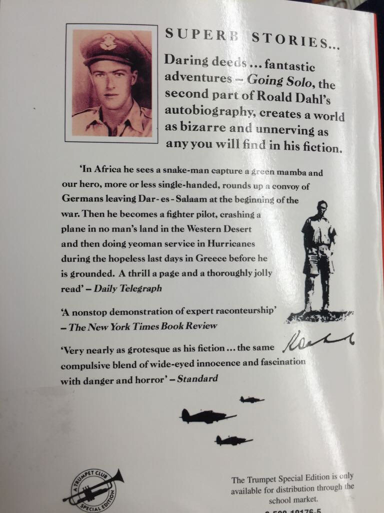 Going Solo  book collectible - Main Image 2