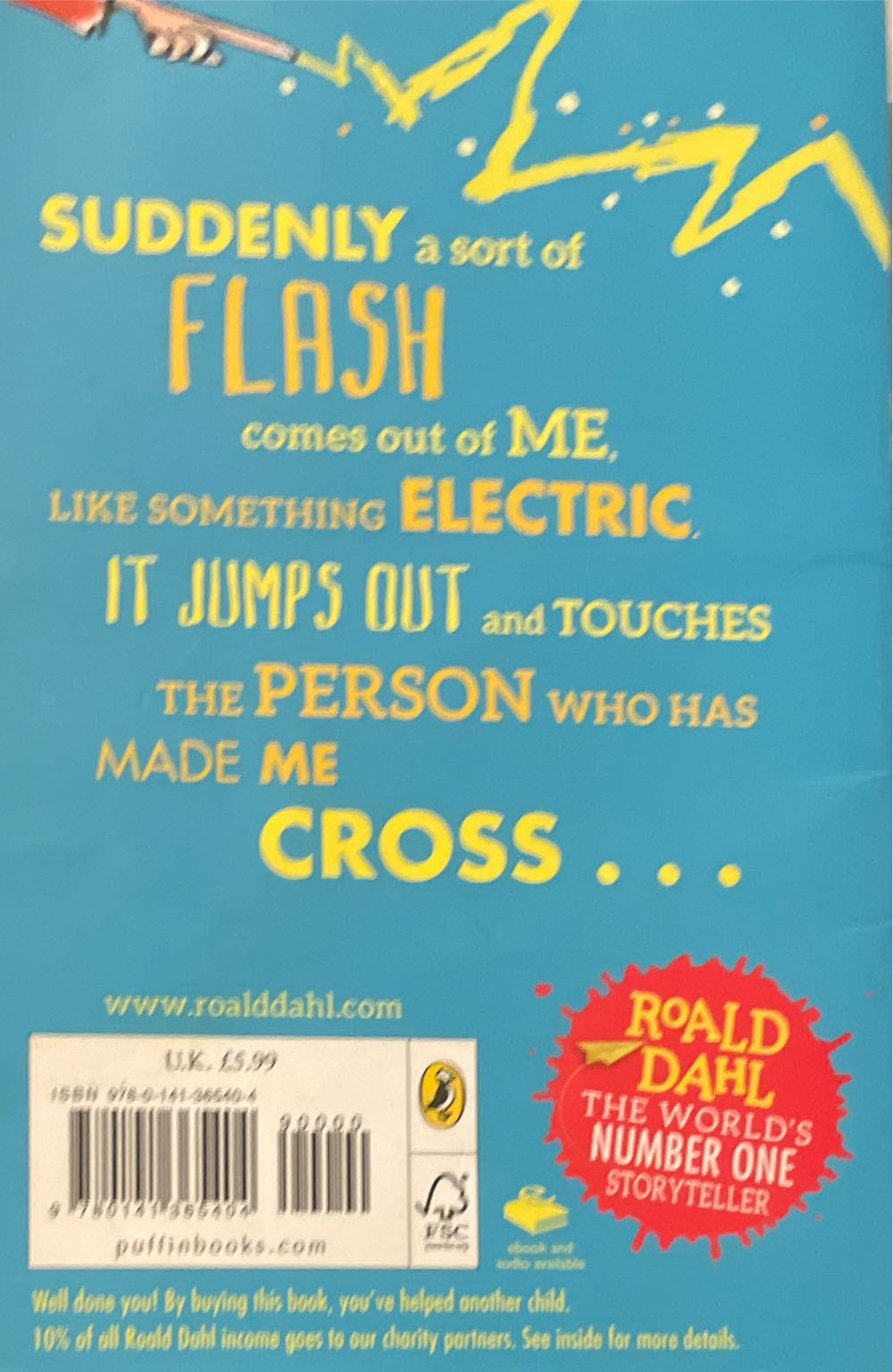 The Magic Finger - Roald Dahl (Puffin) book collectible [Barcode 9780141365404] - Main Image 2